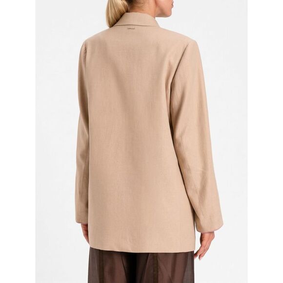 Twinset Jacket Woman Beige - Picture 3 of 4
